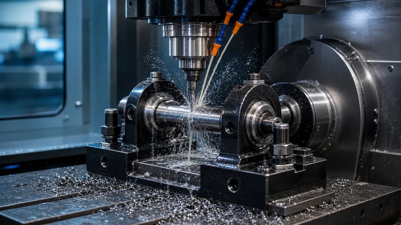 CNC-Zerspanung im Werk Leisinger
