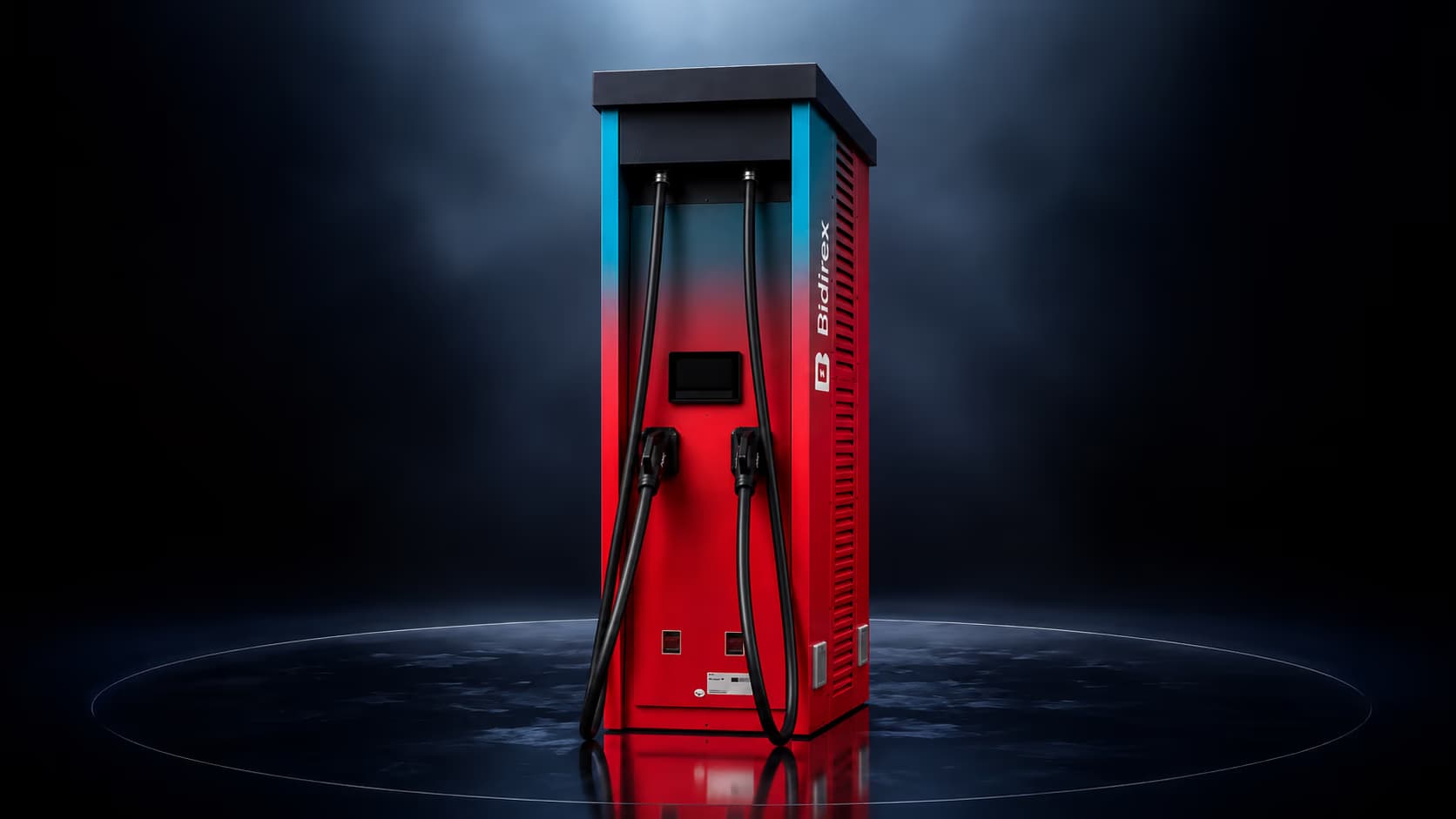 Bidirex TITAN HPC Ladestation im dunklen Designstudio